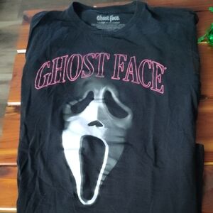 Ghost Face Black T-Shirt